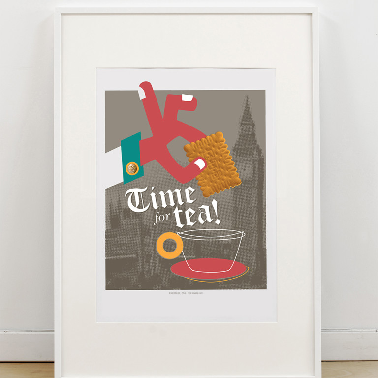 time for tea illustrations